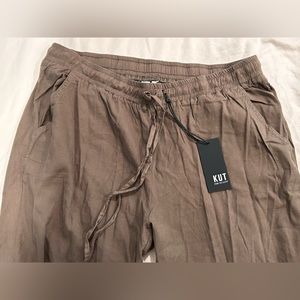 Olive Draw String Pants NWT - Kut From The Kloth